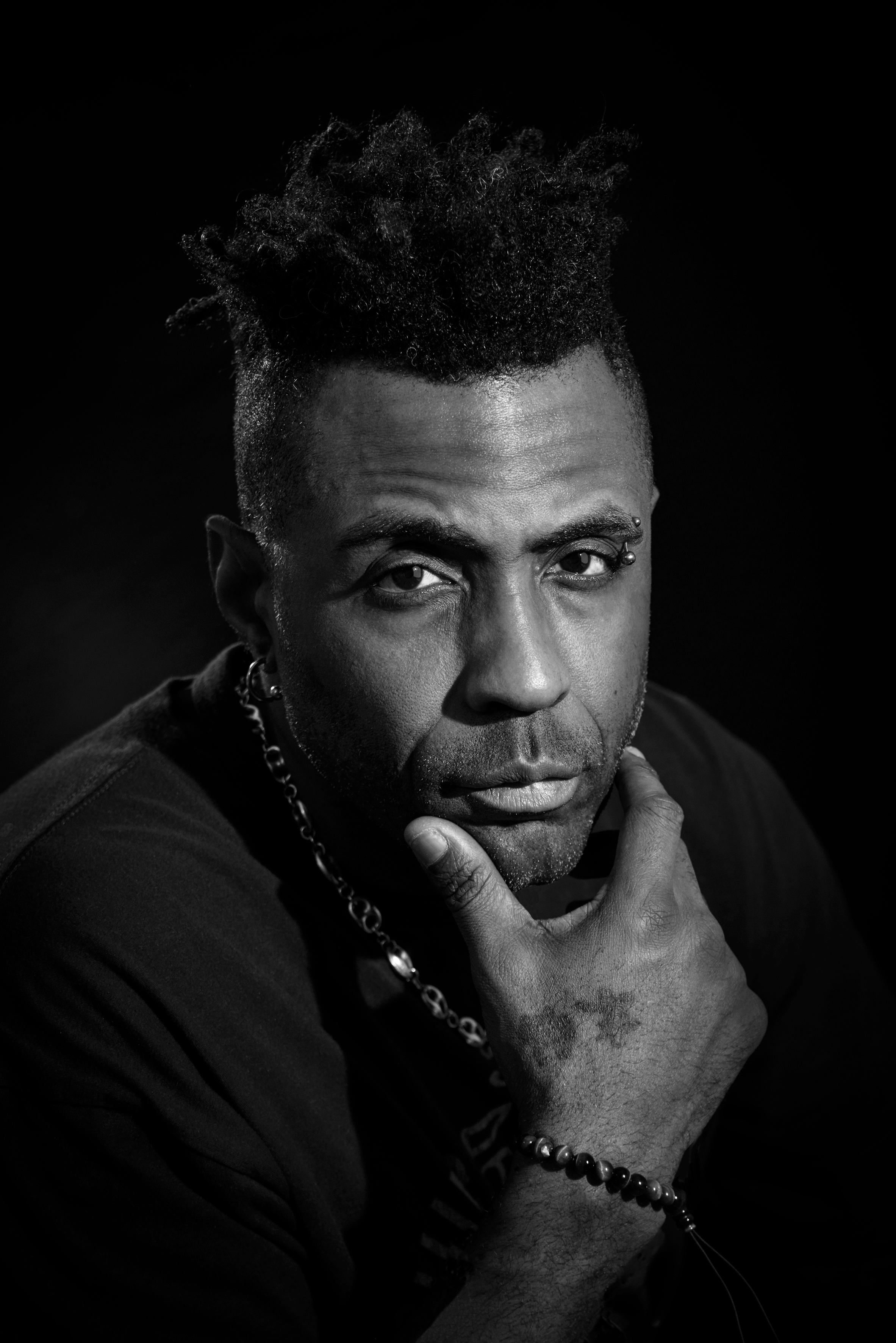 Singer Omar Lye-Fook MBE portrait