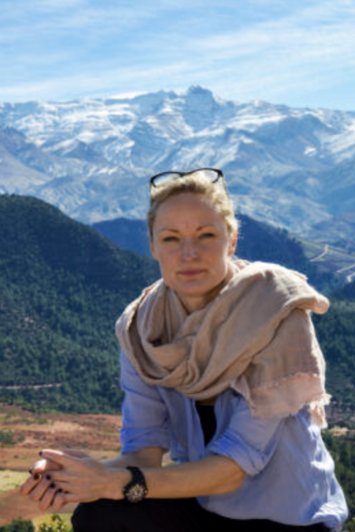 Travel photographer Mi Elfverson in the Atlas Mountains, portrait